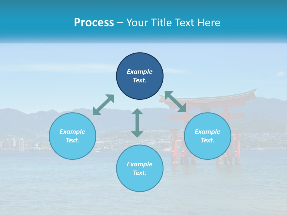 Ancient Sea Japanese PowerPoint Template