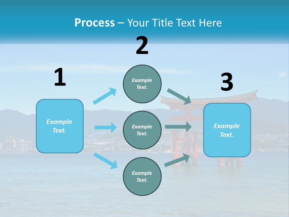 Ancient Sea Japanese PowerPoint Template