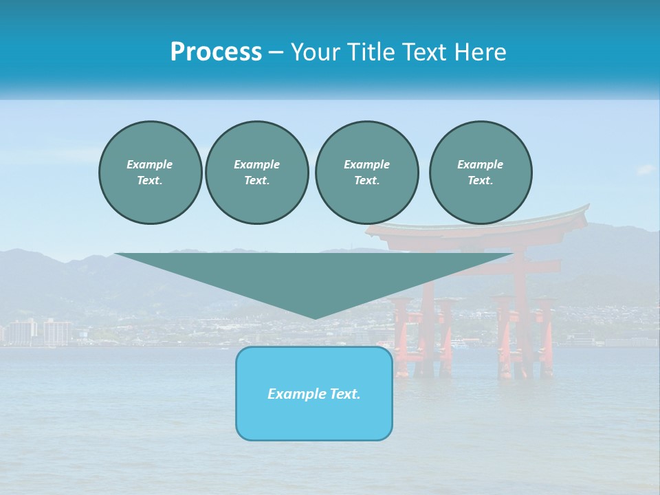 Ancient Sea Japanese PowerPoint Template
