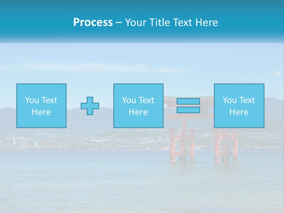 Ancient Sea Japanese PowerPoint Template