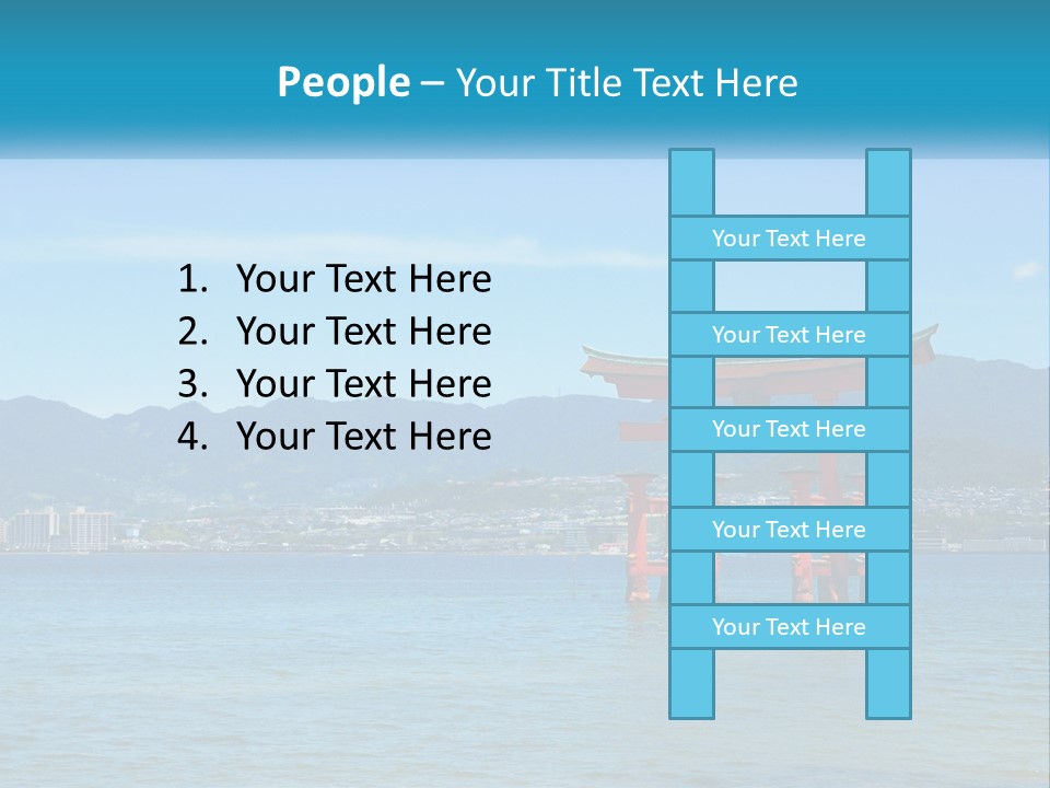 Ancient Sea Japanese PowerPoint Template