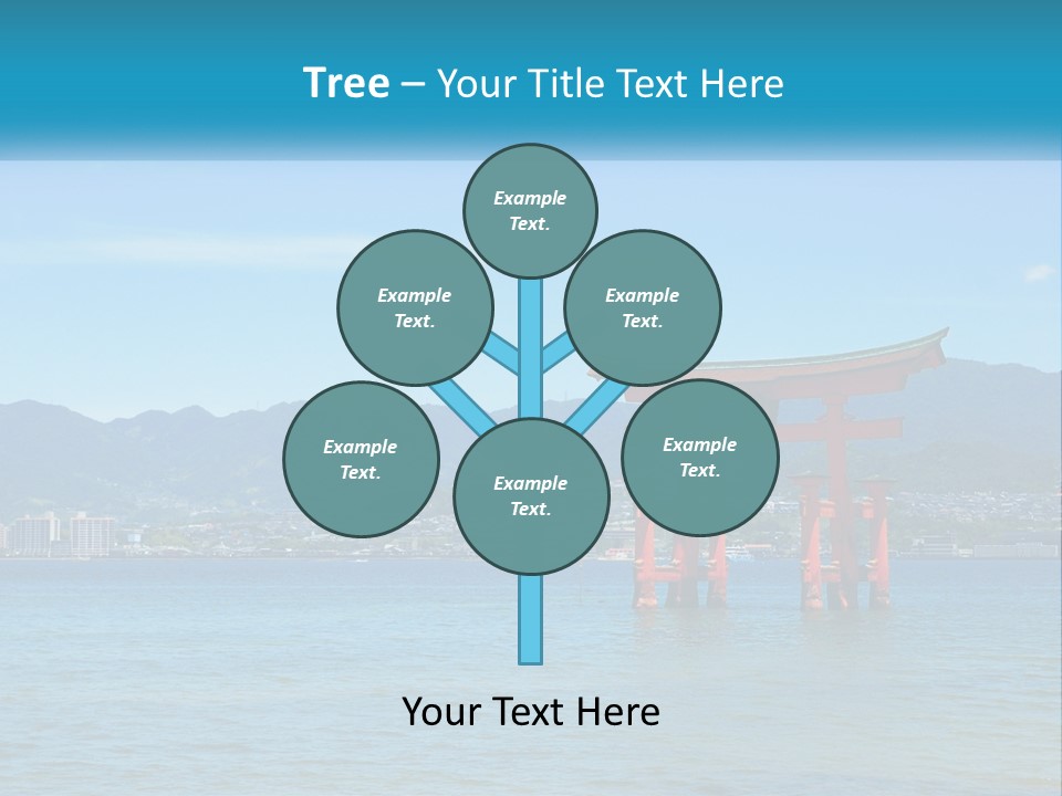 Ancient Sea Japanese PowerPoint Template