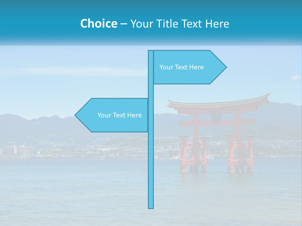 Ancient Sea Japanese PowerPoint Template