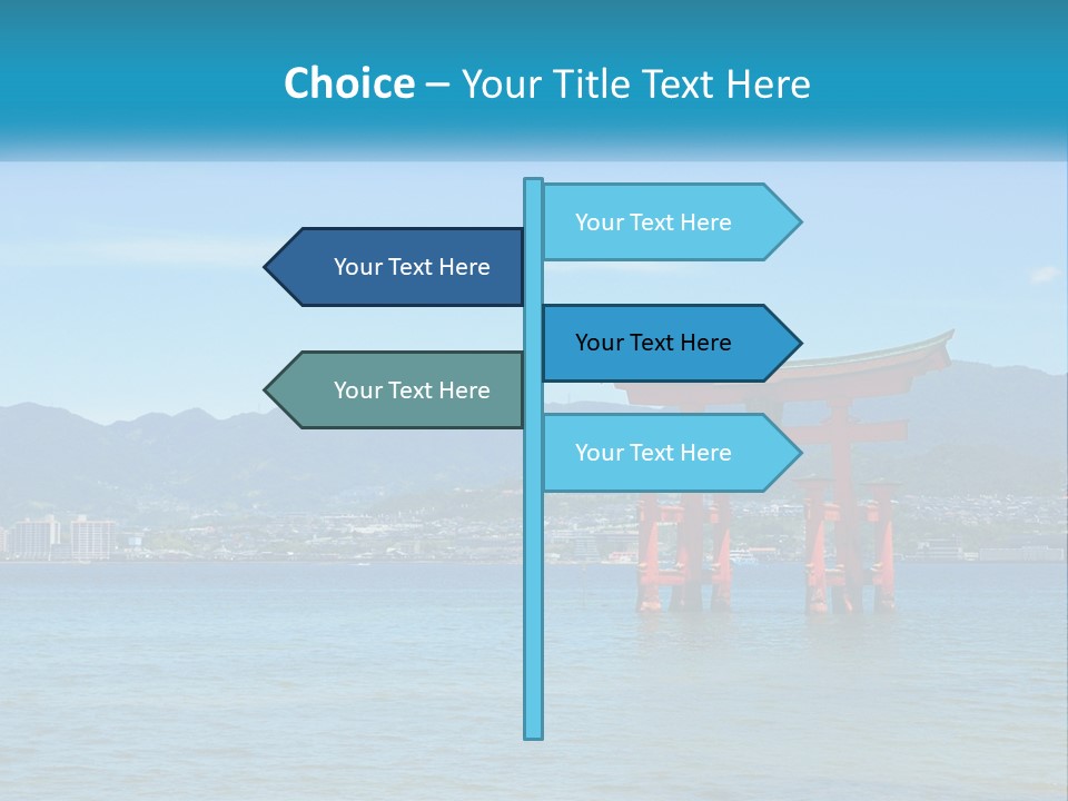 Ancient Sea Japanese PowerPoint Template