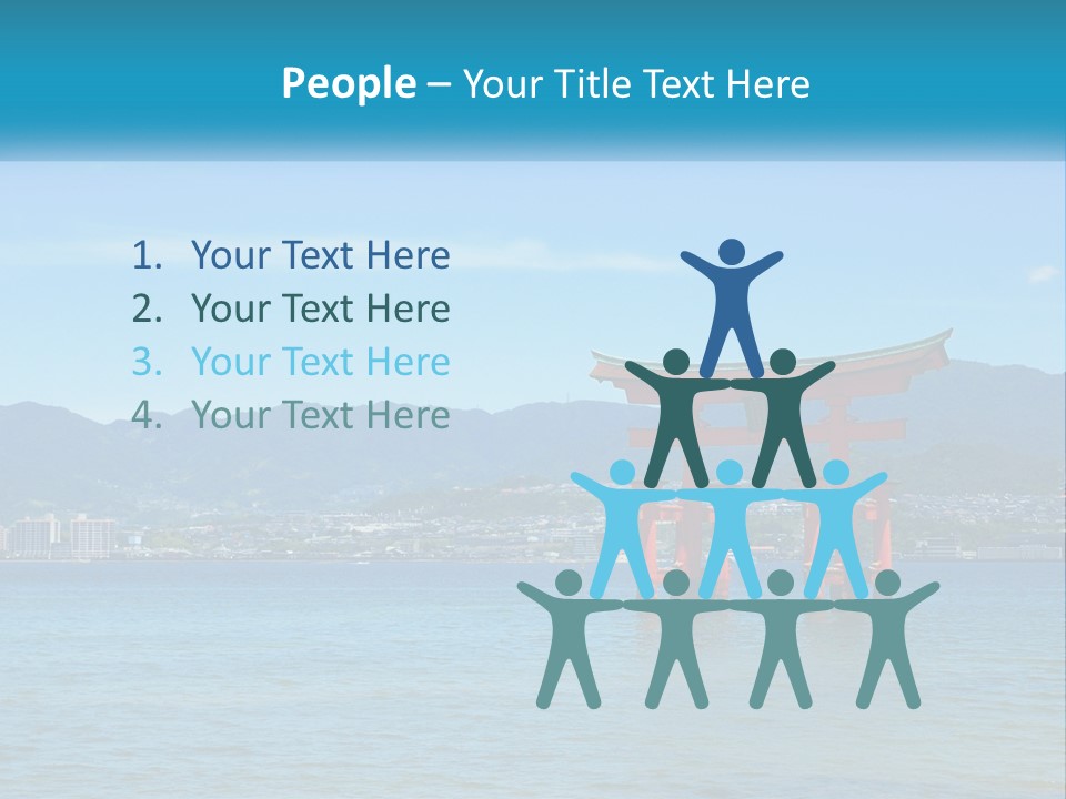 Ancient Sea Japanese PowerPoint Template