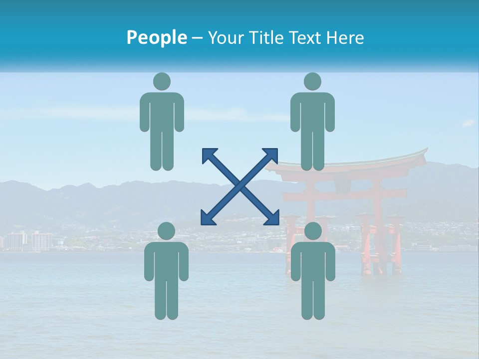 Ancient Sea Japanese PowerPoint Template