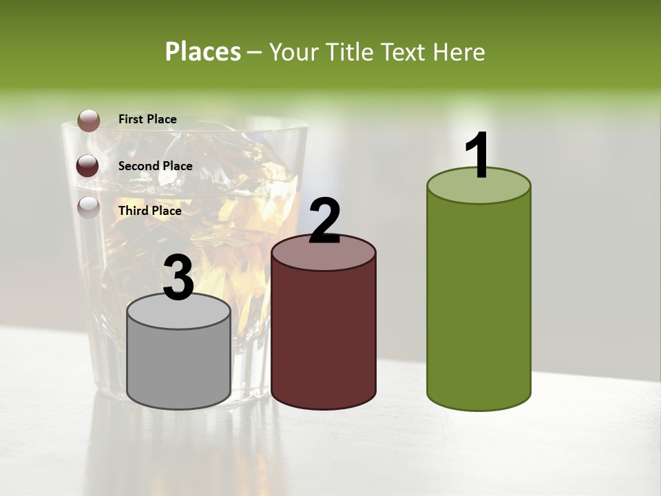 Glass Whiskey Background PowerPoint Template