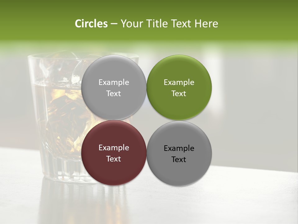 Glass Whiskey Background PowerPoint Template