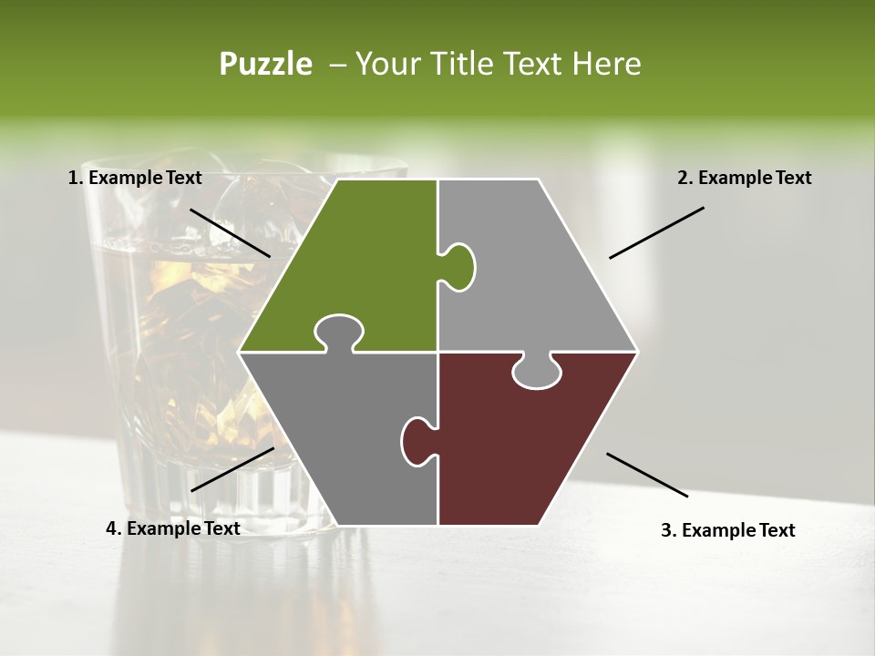 Glass Whiskey Background PowerPoint Template