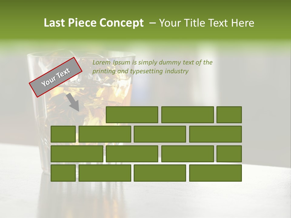 Glass Whiskey Background PowerPoint Template