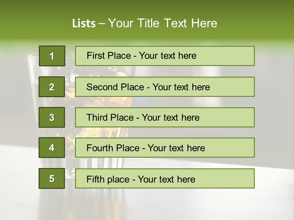 Glass Whiskey Background PowerPoint Template