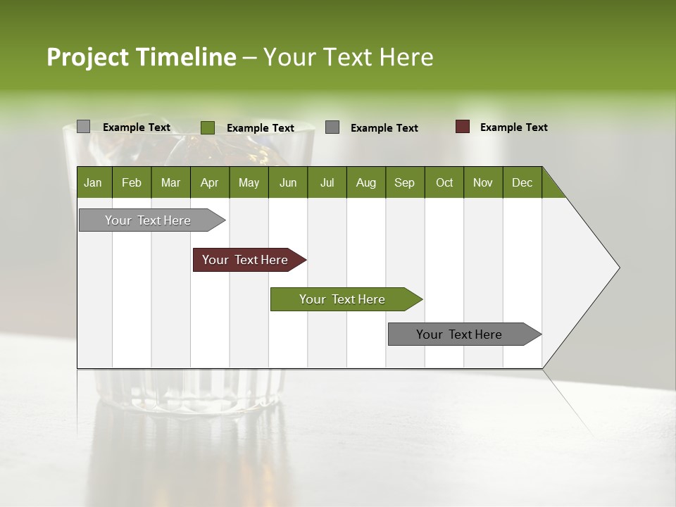 Glass Whiskey Background PowerPoint Template