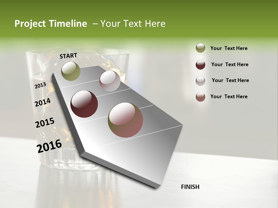 Glass Whiskey Background PowerPoint Template