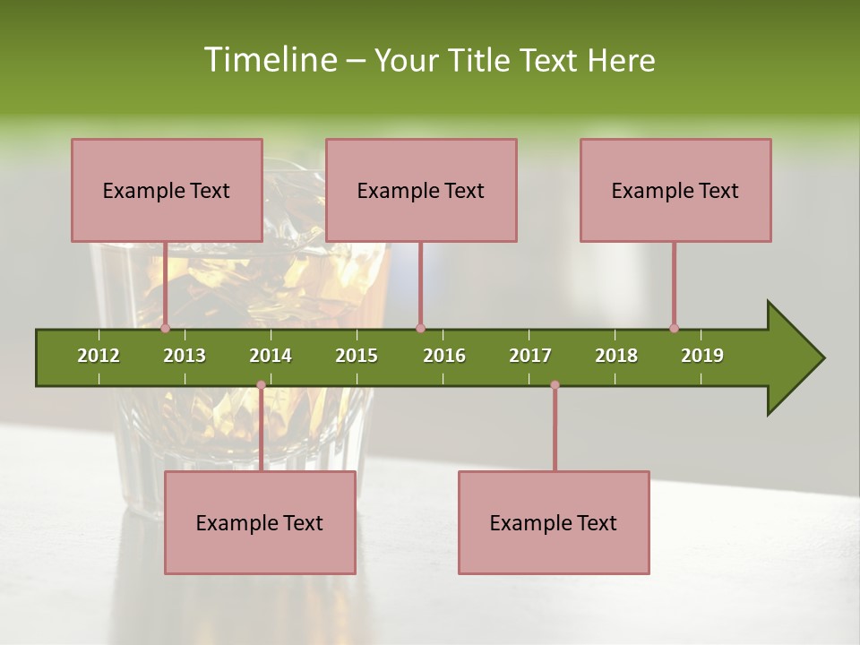 Glass Whiskey Background PowerPoint Template