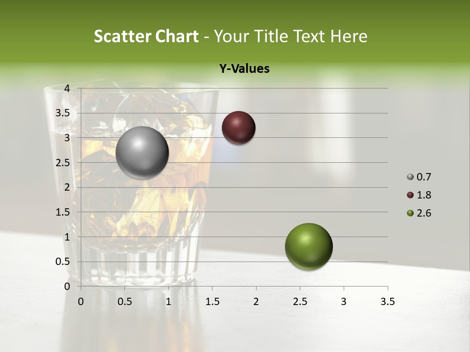 Glass Whiskey Background PowerPoint Template