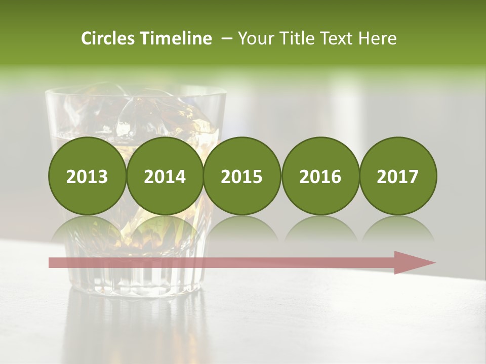 Glass Whiskey Background PowerPoint Template