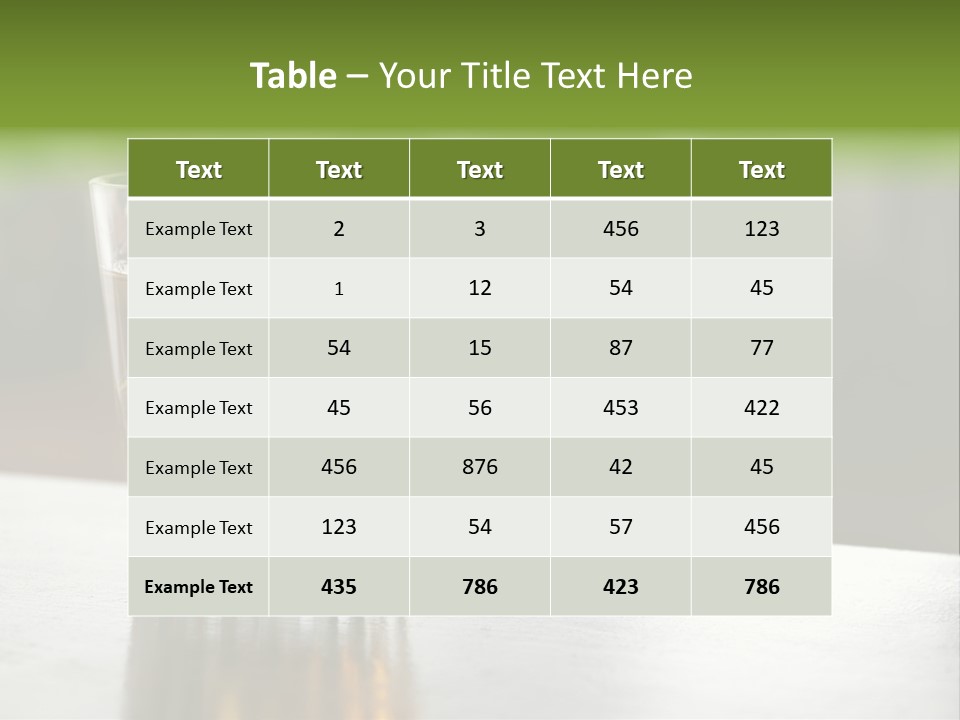 Glass Whiskey Background PowerPoint Template