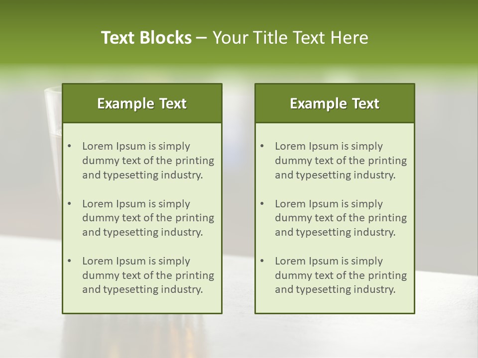 Glass Whiskey Background PowerPoint Template