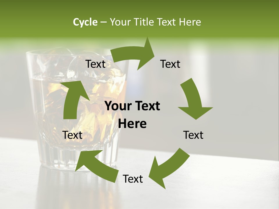Glass Whiskey Background PowerPoint Template