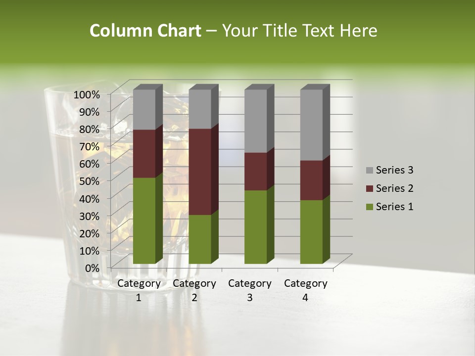 Glass Whiskey Background PowerPoint Template