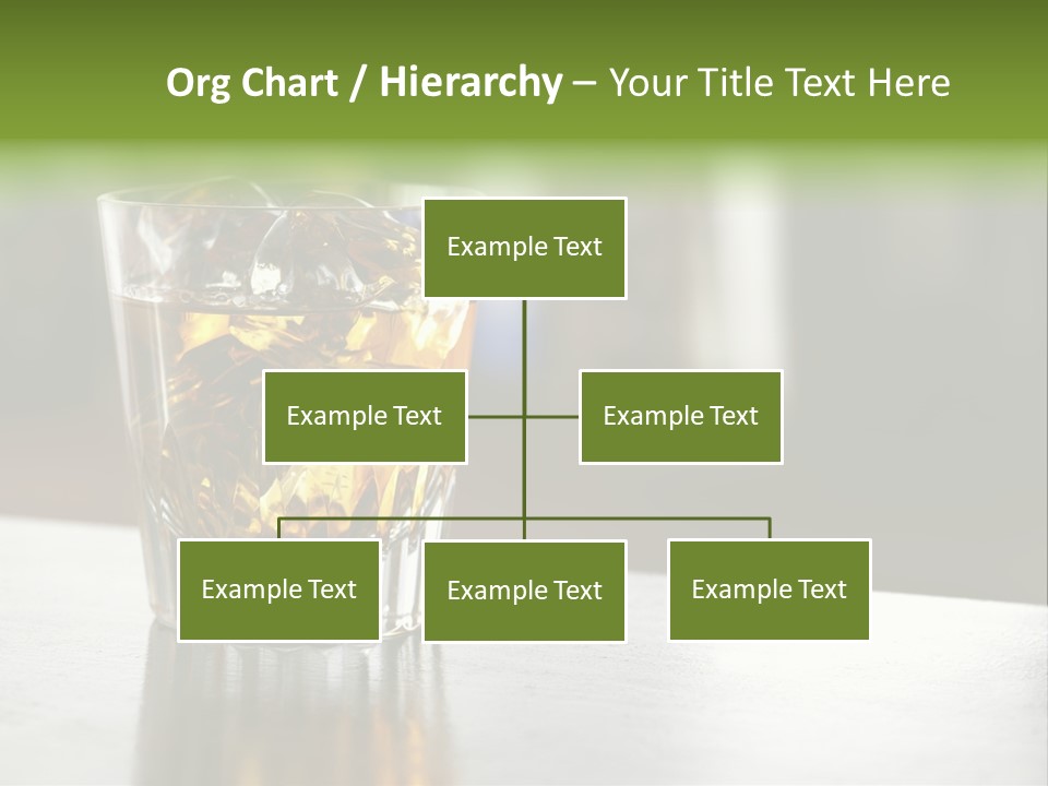 Glass Whiskey Background PowerPoint Template