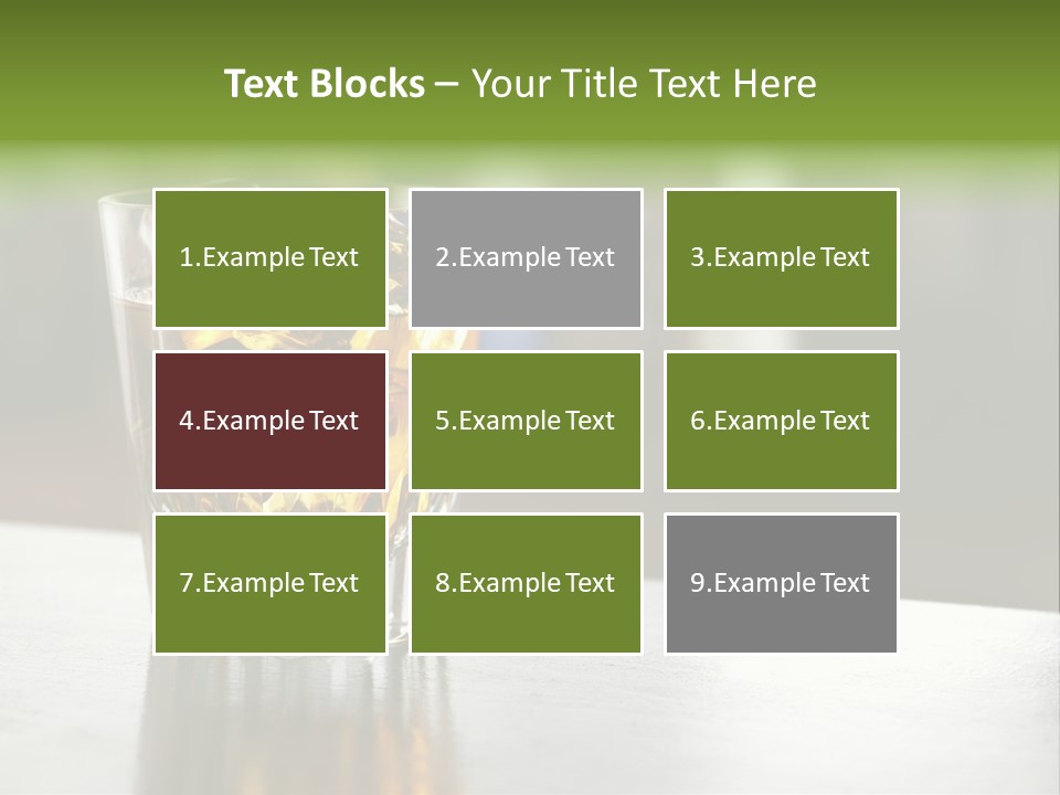 Glass Whiskey Background PowerPoint Template