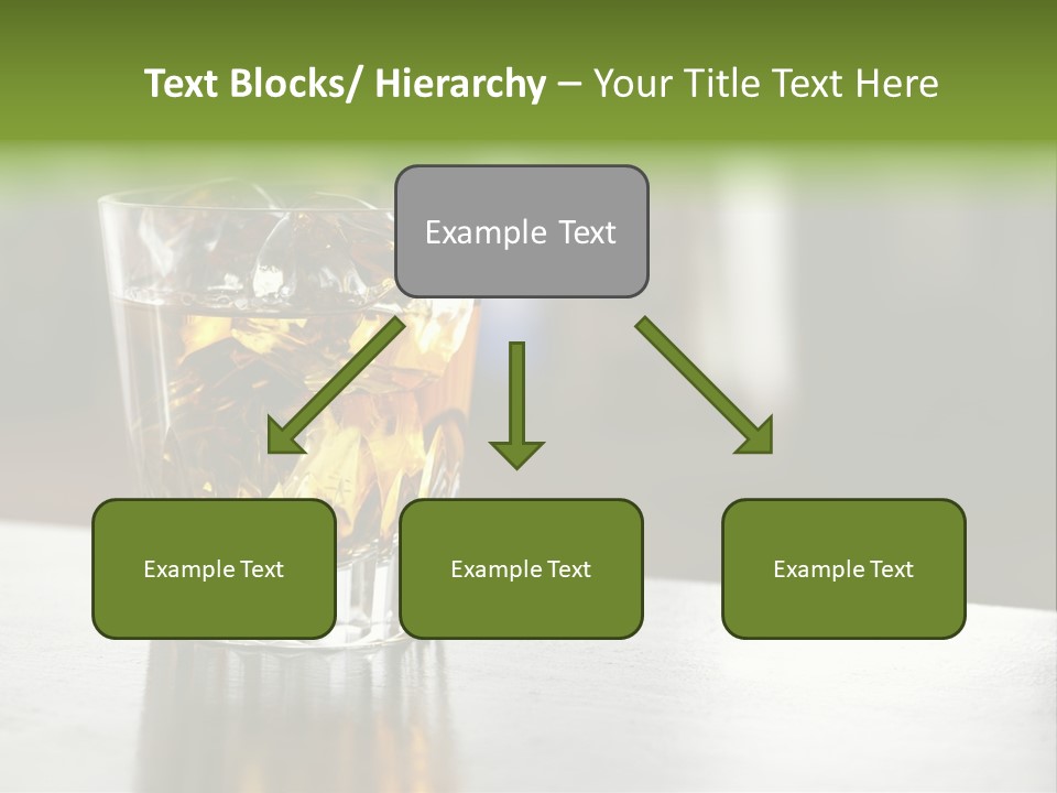 Glass Whiskey Background PowerPoint Template