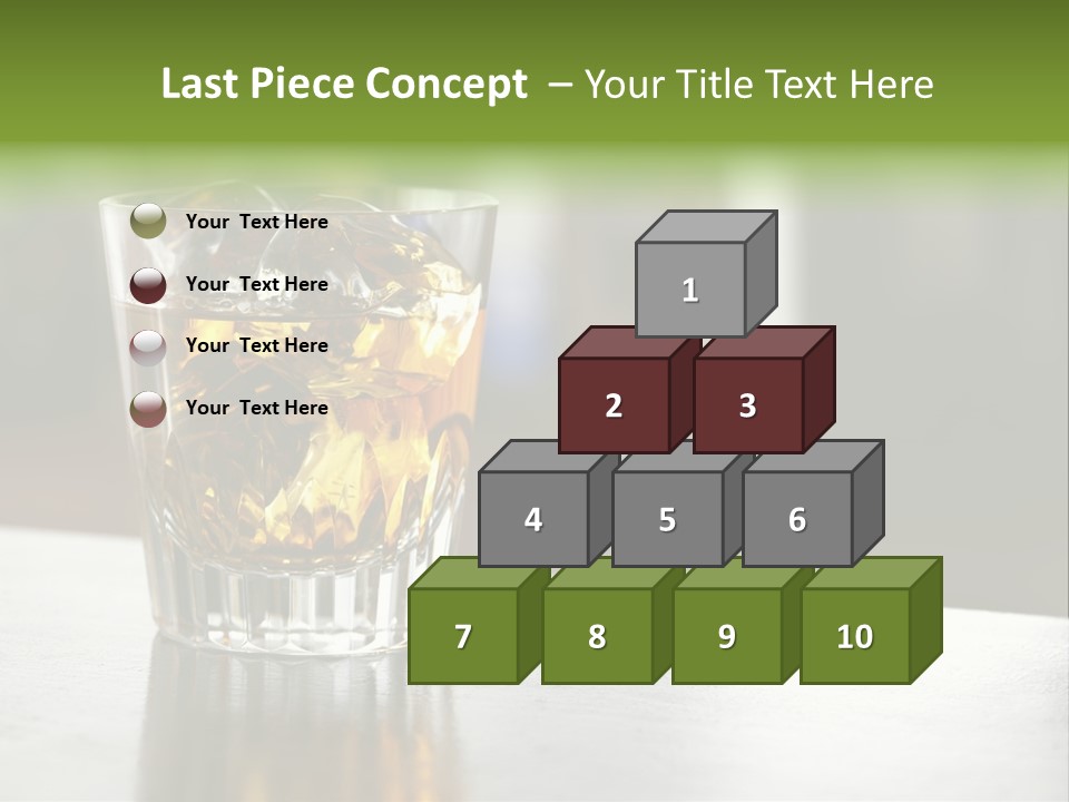 Glass Whiskey Background PowerPoint Template