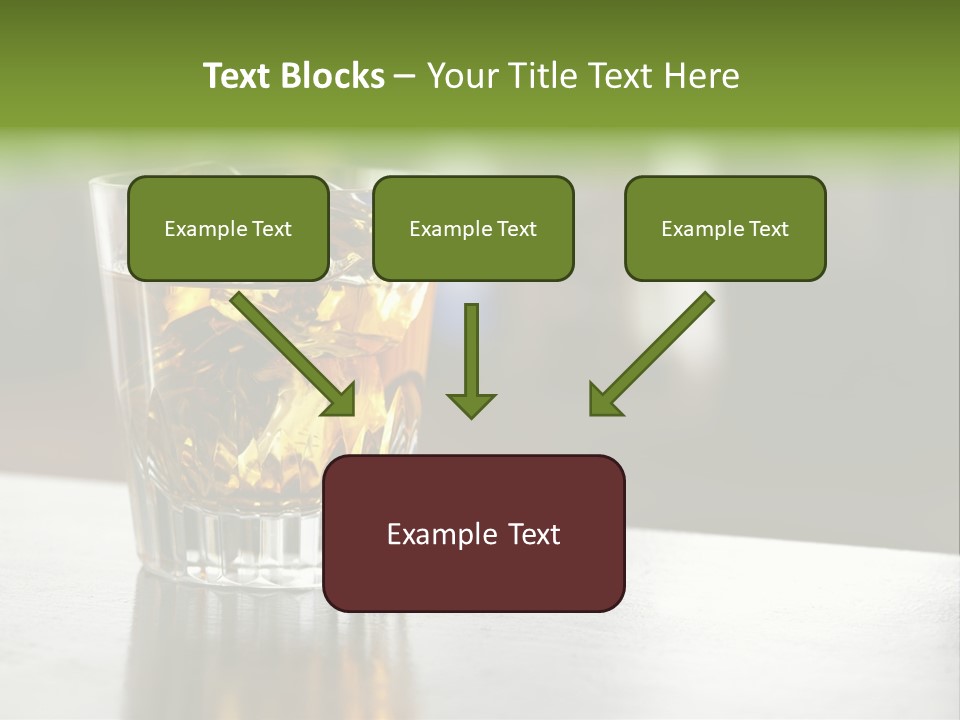 Glass Whiskey Background PowerPoint Template