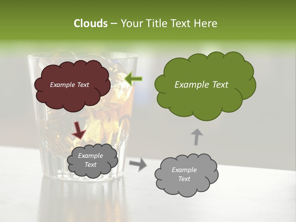 Glass Whiskey Background PowerPoint Template