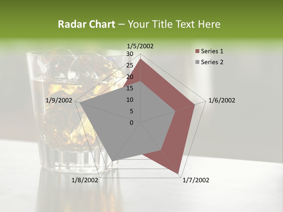 Glass Whiskey Background PowerPoint Template