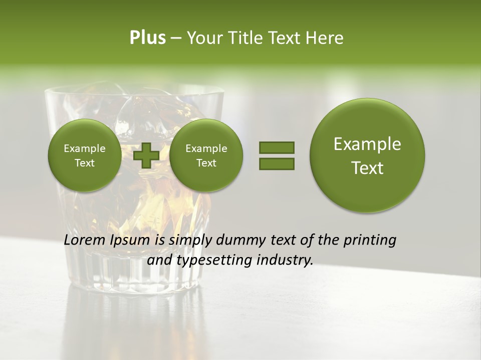 Glass Whiskey Background PowerPoint Template