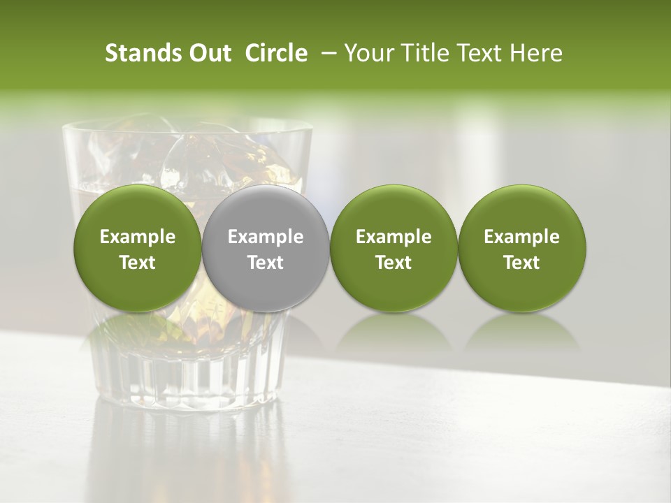 Glass Whiskey Background PowerPoint Template