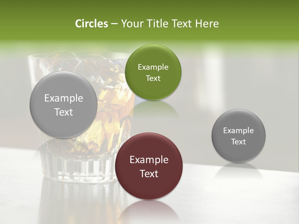 Glass Whiskey Background PowerPoint Template