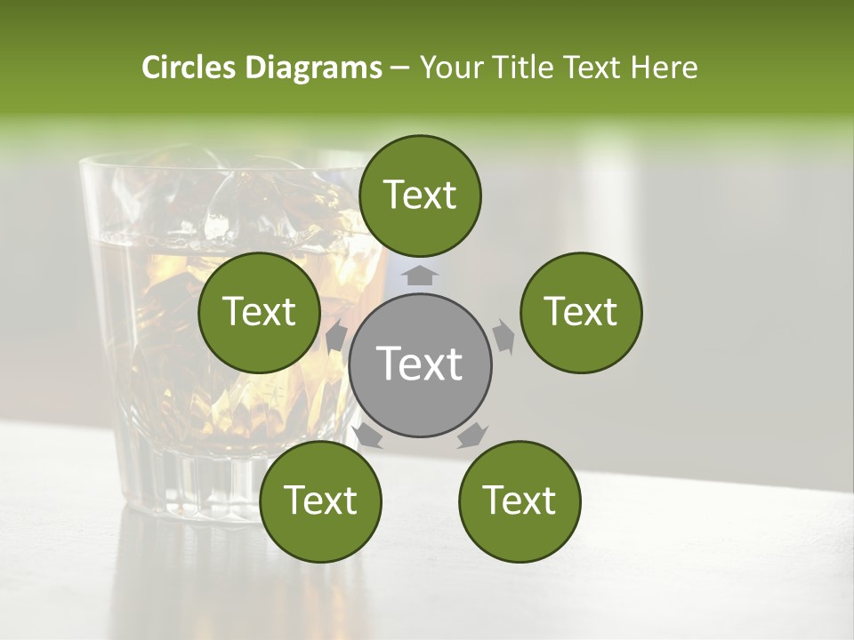 Glass Whiskey Background PowerPoint Template