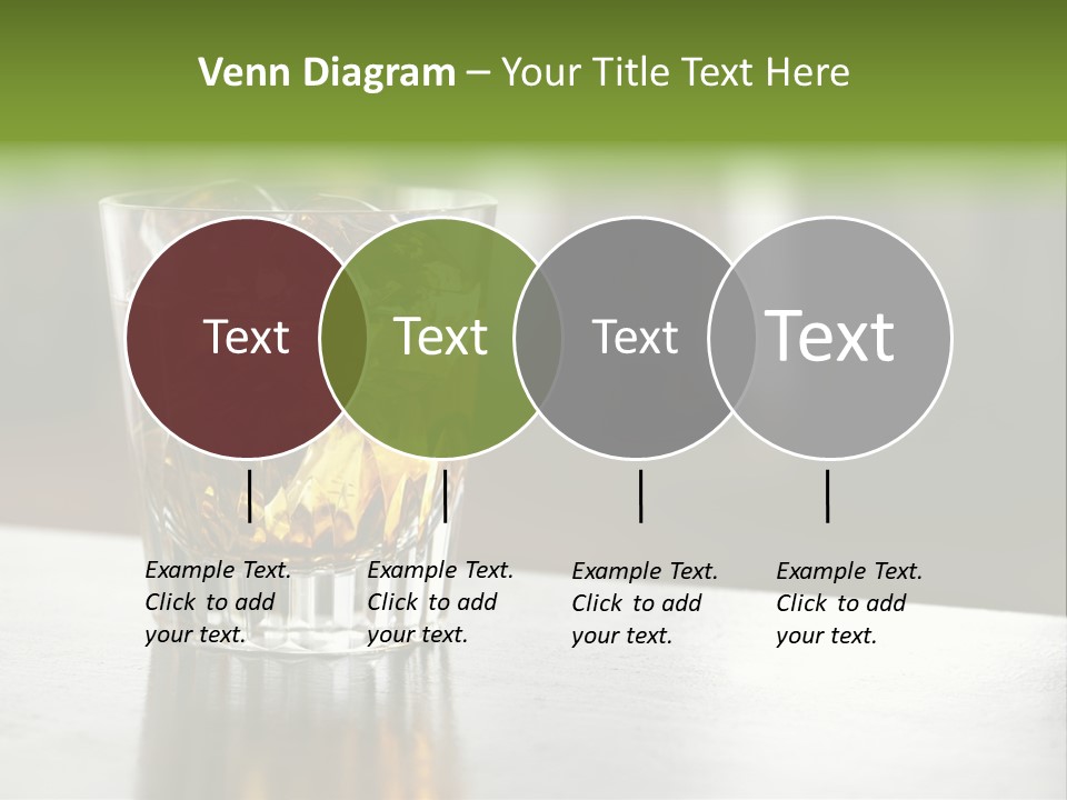 Glass Whiskey Background PowerPoint Template