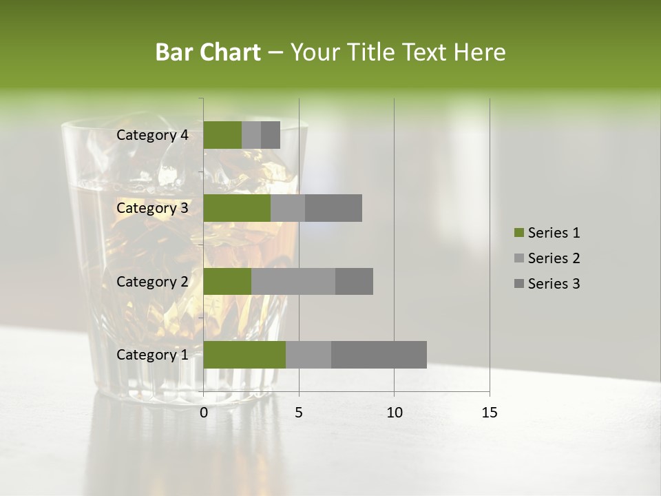 Glass Whiskey Background PowerPoint Template