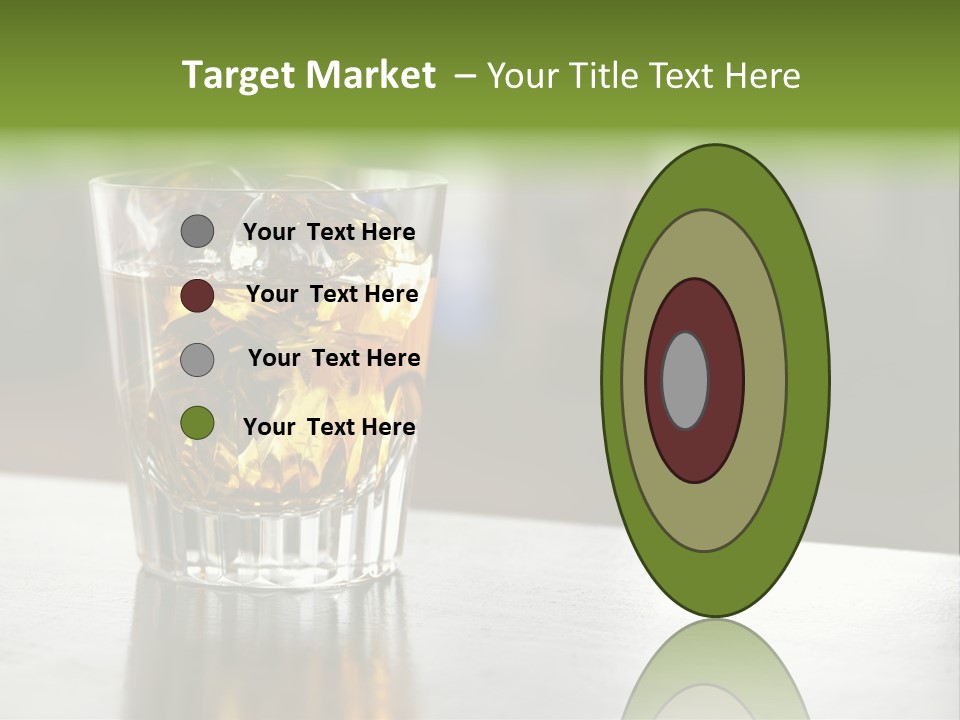 Glass Whiskey Background PowerPoint Template