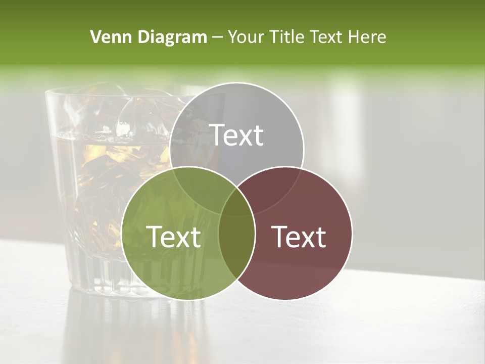 Glass Whiskey Background PowerPoint Template