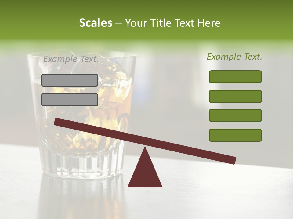 Glass Whiskey Background PowerPoint Template