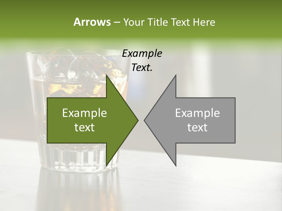 Glass Whiskey Background PowerPoint Template