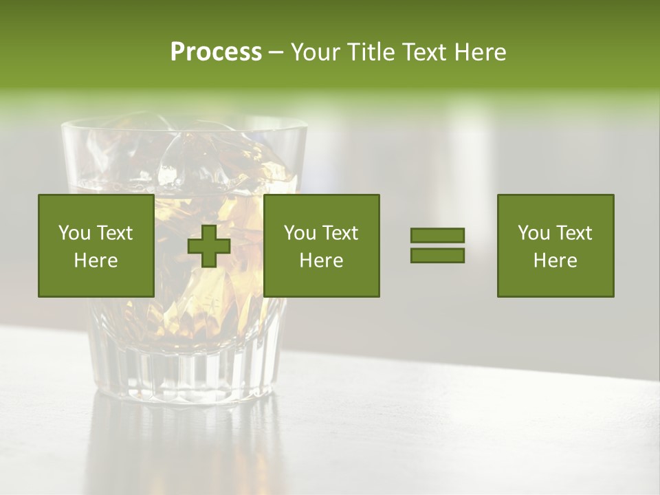 Glass Whiskey Background PowerPoint Template