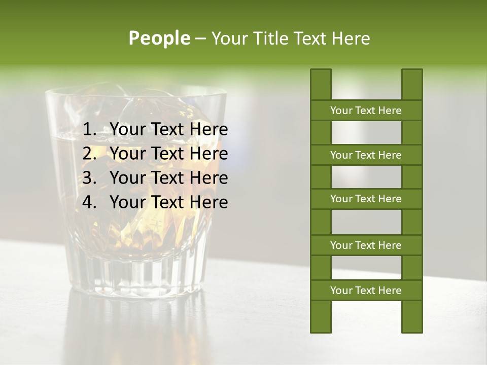 Glass Whiskey Background PowerPoint Template