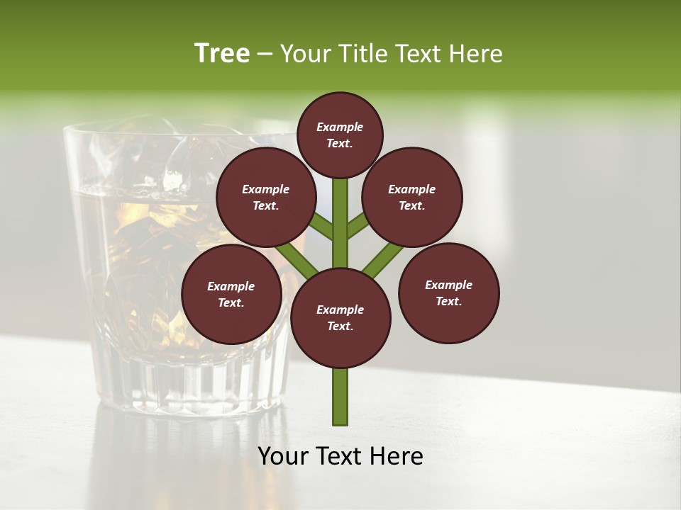 Glass Whiskey Background PowerPoint Template