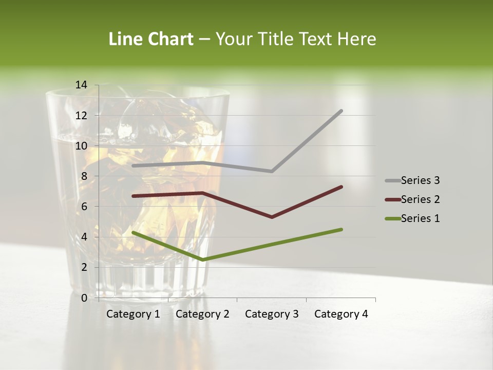 Glass Whiskey Background PowerPoint Template