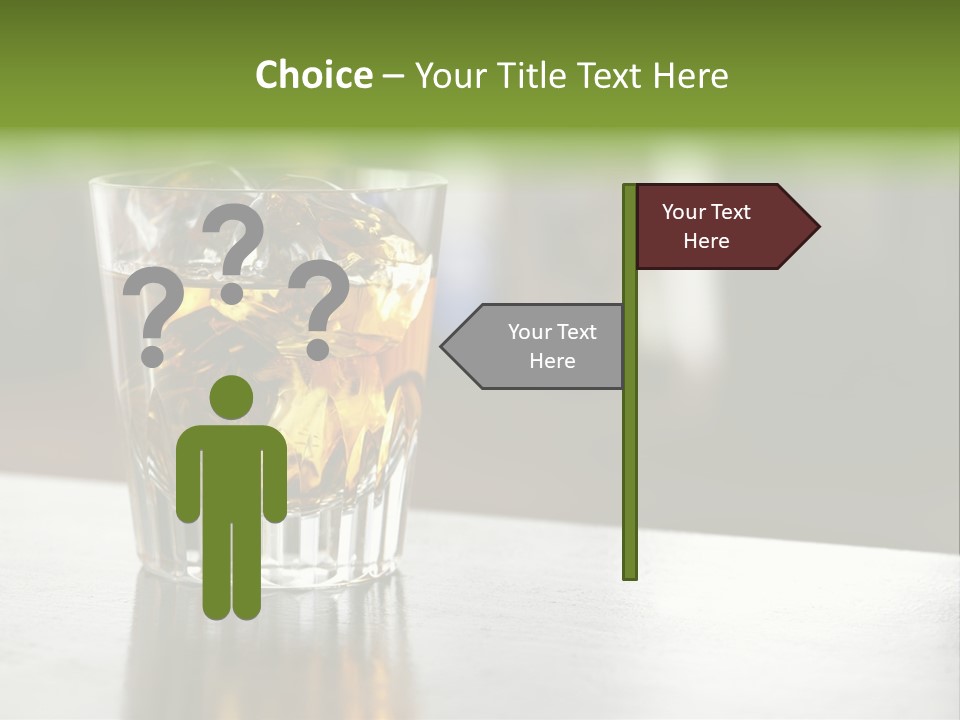 Glass Whiskey Background PowerPoint Template