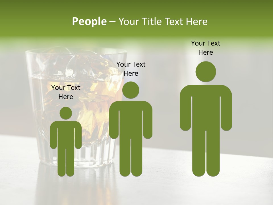 Glass Whiskey Background PowerPoint Template