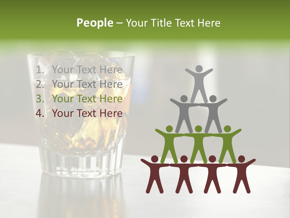 Glass Whiskey Background PowerPoint Template