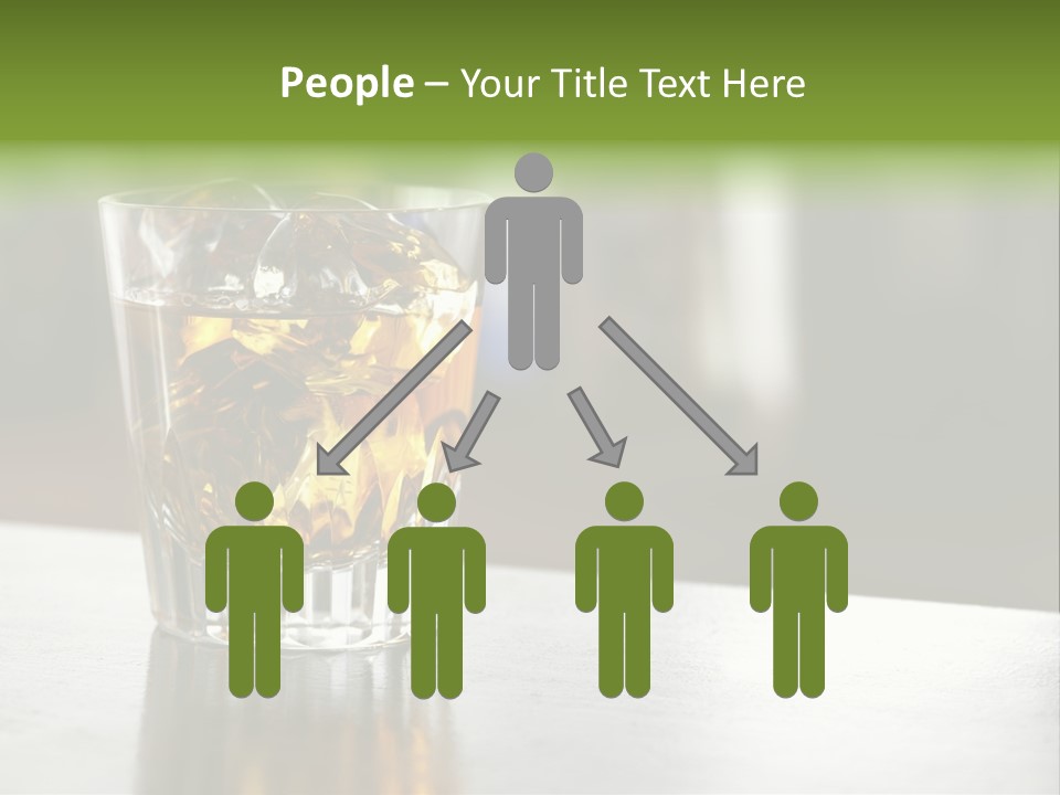 Glass Whiskey Background PowerPoint Template