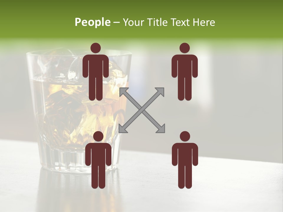 Glass Whiskey Background PowerPoint Template